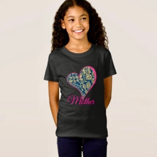 T-Shirt Élégance Bleu Doré