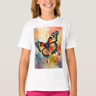 T-shirt "Elégance combante : Papillon inspiré par la natur