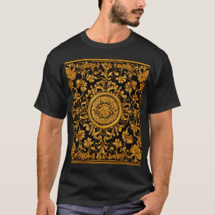 T-shirt Elégance de la fleur d'or