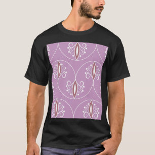 T-shirt Élégance de la torsion : géométrique Vintage