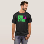 T-shirt Élégance de l'éléphant, Équipe Herbivore - Force V (Devant entier)