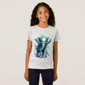 T-Shirt Élégance des éléphants (Devant entier)