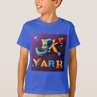 "Élégance dimensionnelle : 3D Yar Logo Tee"