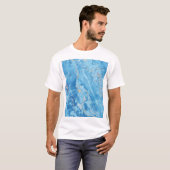 T-shirt Élégance du marbre : Surface texturée naturelle. (Devant entier)