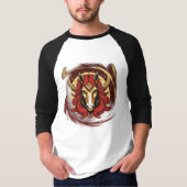 T-shirt Élégance épinglée (Devant)