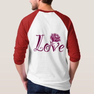 T-shirt Élégance florale : l'amour illustré avec une rose