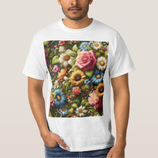 T-shirt Élégance florissante