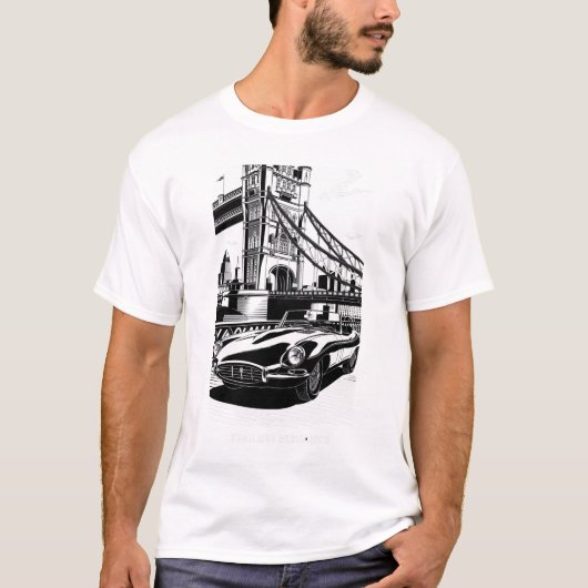 T-shirt Elegance intemporelle London Bridge (Devant)