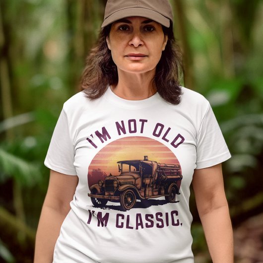 T-shirt Elégance intemporelle Tee : Je ne suis pas vieux, 