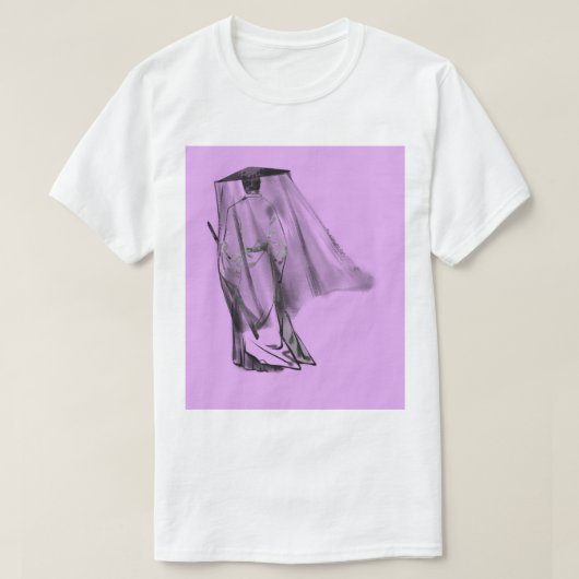 T-shirt Élégance Lavande (Design devant)