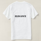 T-shirt Élégance Lavande (Design dos)