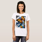 T-shirt "Elégance luttering : Bliss papillon Tee" (Devant entier)