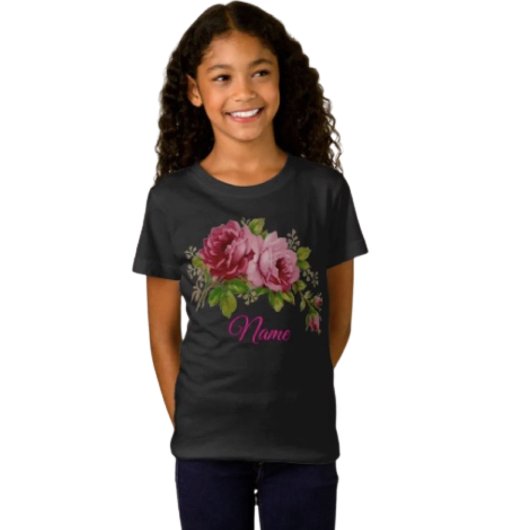 T-Shirt Élégance Rose Rose 