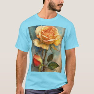 T-shirt Elégance Rose vintage - Eau intemporelle T-Shir