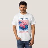 T-shirt Élégance tropicale (Devant entier)