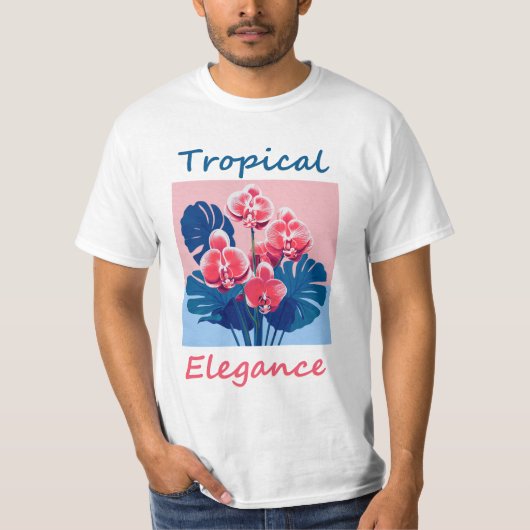 T-shirt Élégance tropicale (Devant)