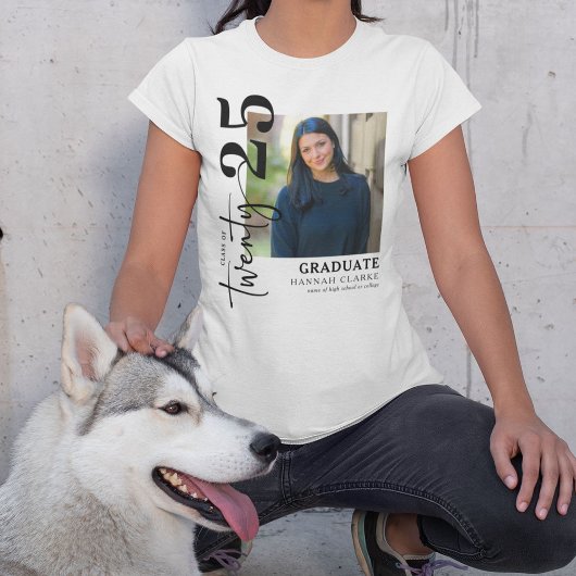 T-shirt Élégant 225 photo Graduation Keepsaké cadeau