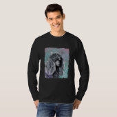 T-shirt Élégant caniche miniature (Devant entier)