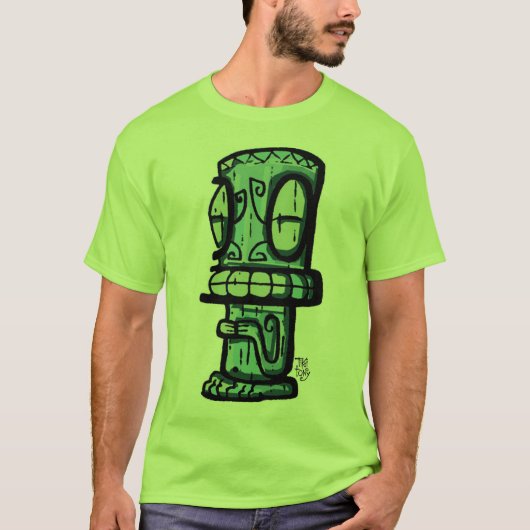 T-shirt élégant de Marquesan Tiki (Devant)