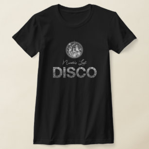 T-shirt Élégant Dernier Disco Bachelorette Thème Personnal