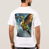 T-shirt "Elegant Flight : Hummingbird Back Print Homme's T (Dos)