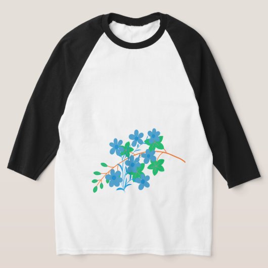 T-shirt Elegant Long Leaf Line Art | Minimal Botanical (Poser)