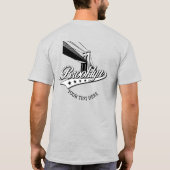 T-shirt Elégant minimaliste Brooklyn Design Ash Shirt (Dos)