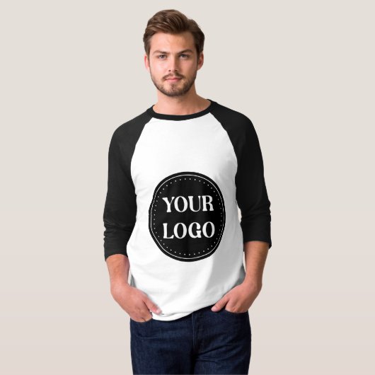 T-shirt élégant, moderne, raffiné et éditable. (Devant entier)