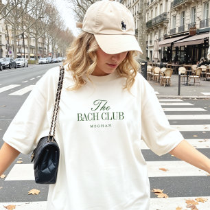T-shirt Élégant Nom de l'Enterrement de Vie de Jeune Fille