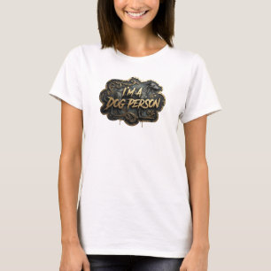 T-shirt élégant orange avec la mention JE SUIS UNE