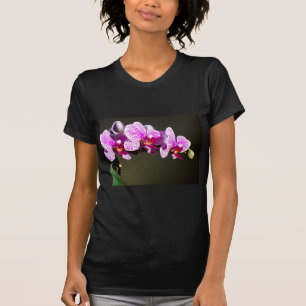 T-shirt élégant Orchidées rose florales tropicales