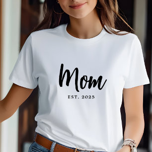 T-shirt élégant pour nouvelle maman avec écriture
