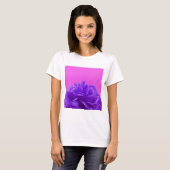T-shirt Elegant Purple Raspberry Floral (Devant entier)