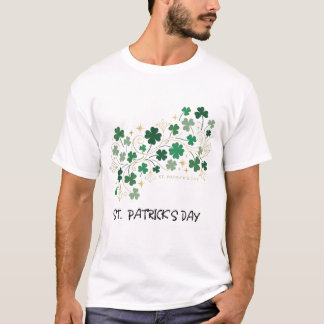 T-shirt Elegant Shamrock Floral St. Patrick’s Day Design