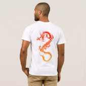 T-shirt élégant tatouage dragon (Dos entier)