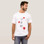 T-shirt Élégant U R MY MVP Valentine (Devant entier)
