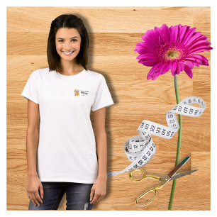 T-shirt Elégante aquarelle professionnelle Floral rose jau