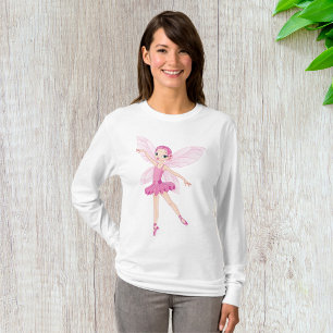 T-shirt Élégante Fée De Ballerina Rose Pour Les Amateurs D