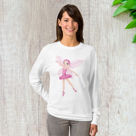 T-shirt Élégante Fée De Ballerina Rose Pour Les Amateurs D