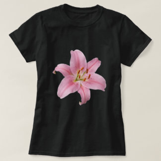 T-shirt Élégante Fleur de Lys Rose