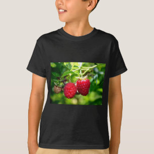 T-shirt Elégante framboise rouge classique