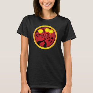T-shirt Élégante Lanternes en or lapin chinois du Nouvel A