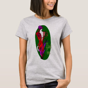T-Shirt élégante Mardi Gras Lady