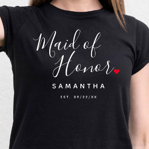T-shirt Élégante Mariage D'Honneur