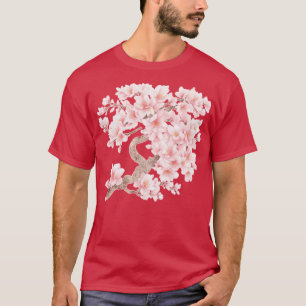 T-shirt Elégante Sakura Blossoms Japonais Cerise Blossom G