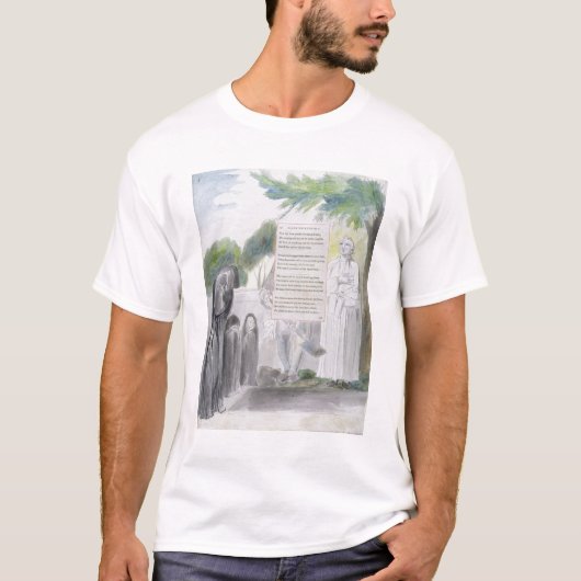 T-shirt "Élégie écrite dans une cimetière de pays", (Devant)