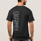 T-shirt Élém. noirs T de qualité (Dos)