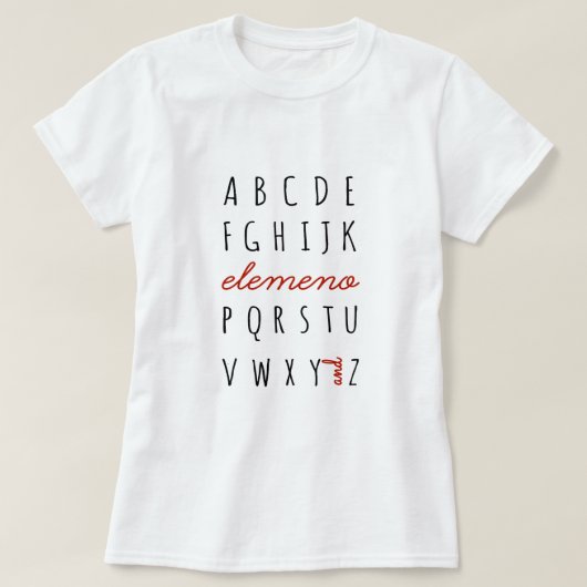 T-shirt Elemeno (Design devant)