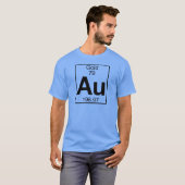 T-shirt Élément 079 - Au - or (plein) (Devant entier)