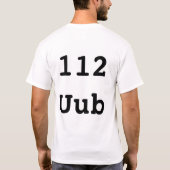 T-shirt Élément #112 - Ununbium (Dos)